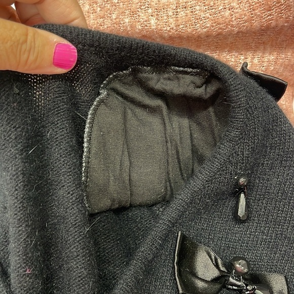 Outlander beads & bows black women‎ S Sweater Soft Warm wool & Rabbit Hair Nylon - Picture 8 of 8